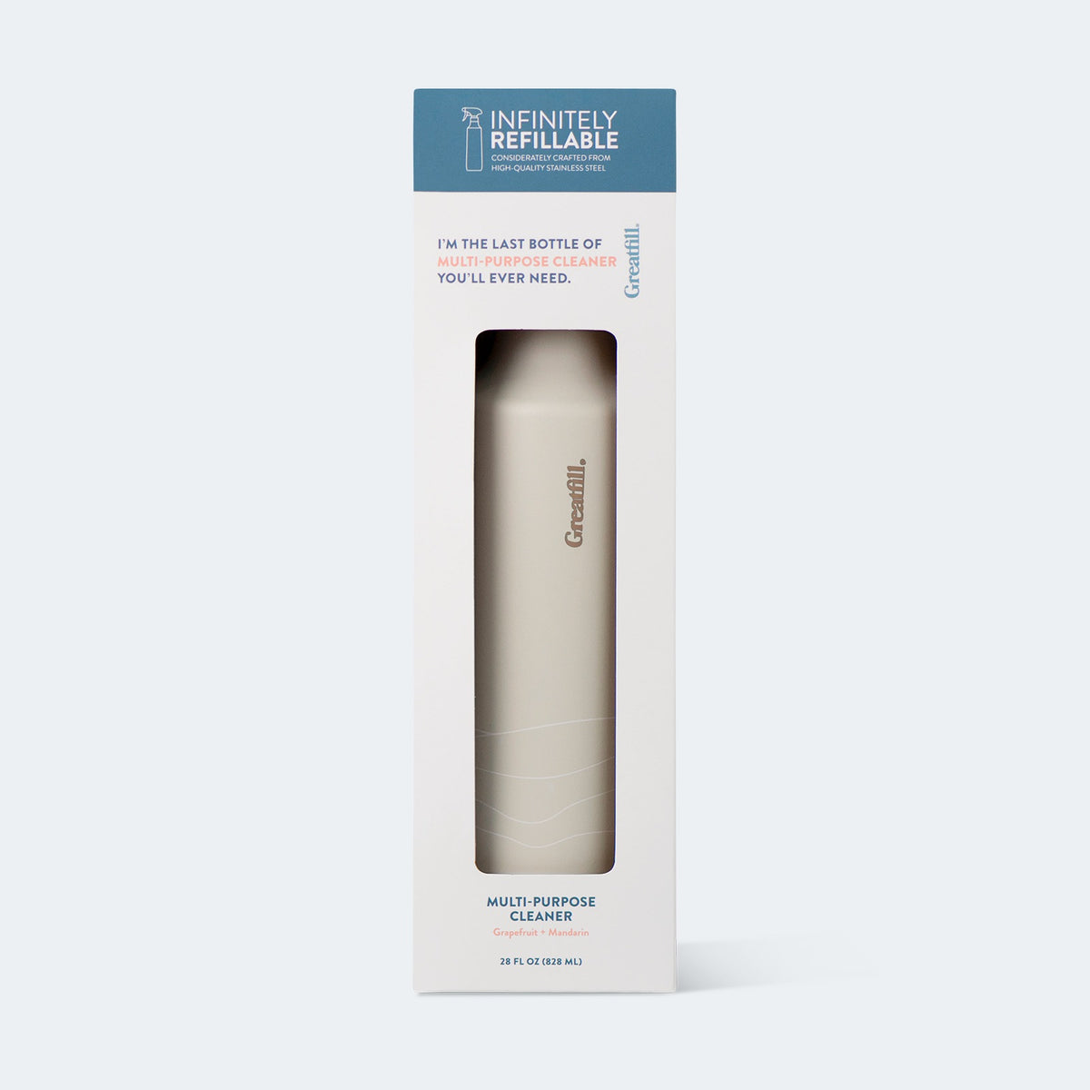 Grapefruit + Mandarin / Light Grey