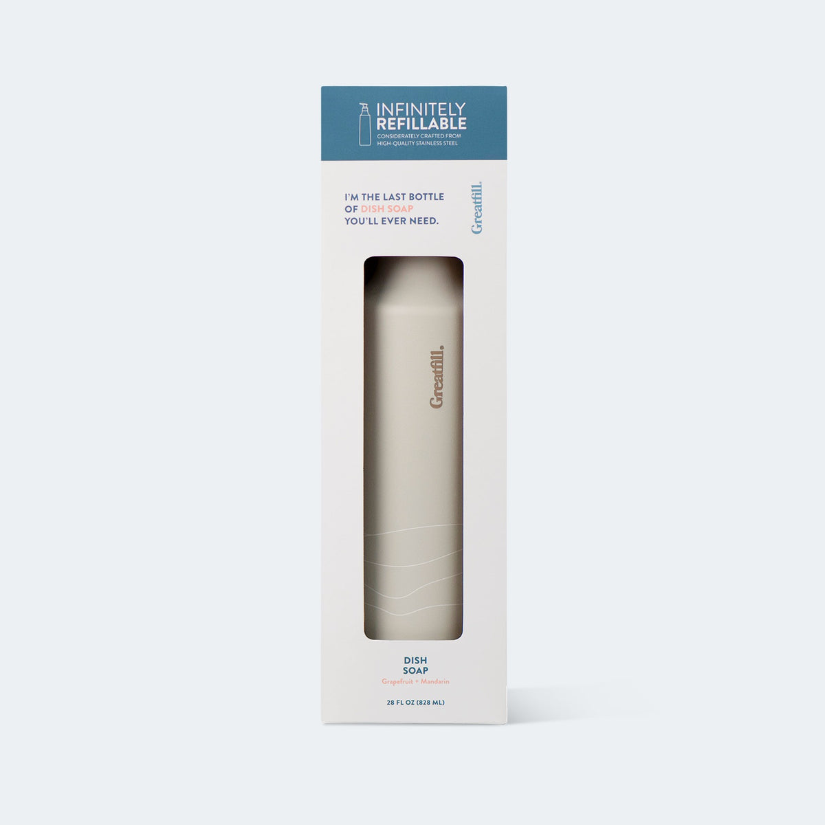 Grapefruit + Mandarin / Light Grey