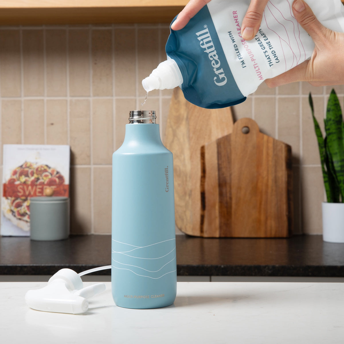 Grapefruit + Mandarin / Light Blue