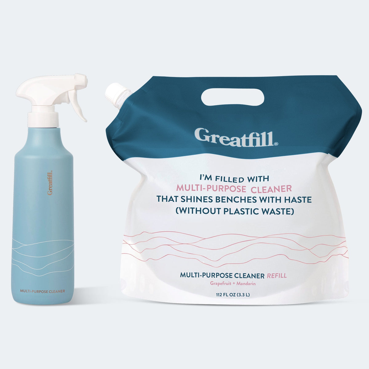 Grapefruit + Mandarin / Light Blue