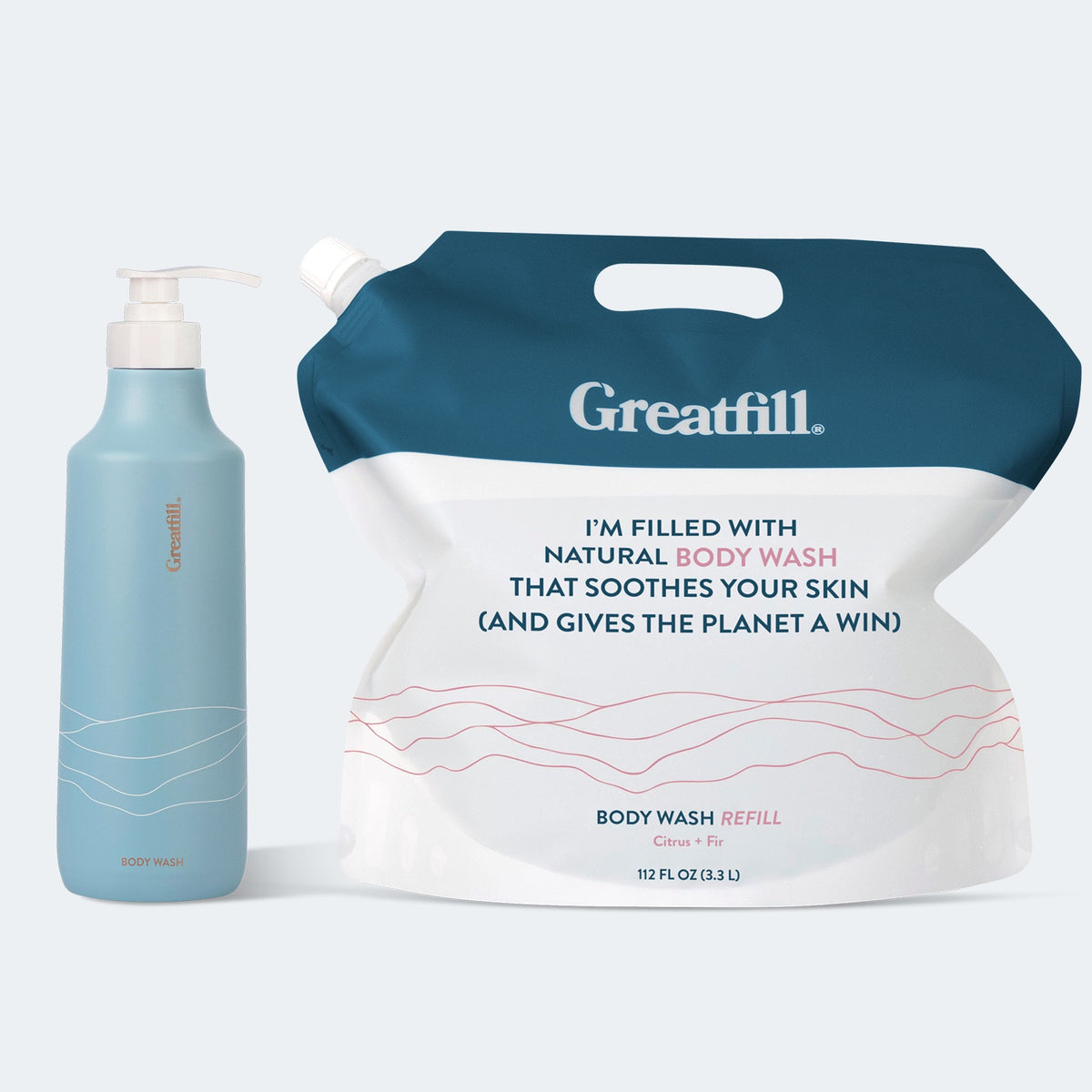 Citrus + Fir / Light Blue