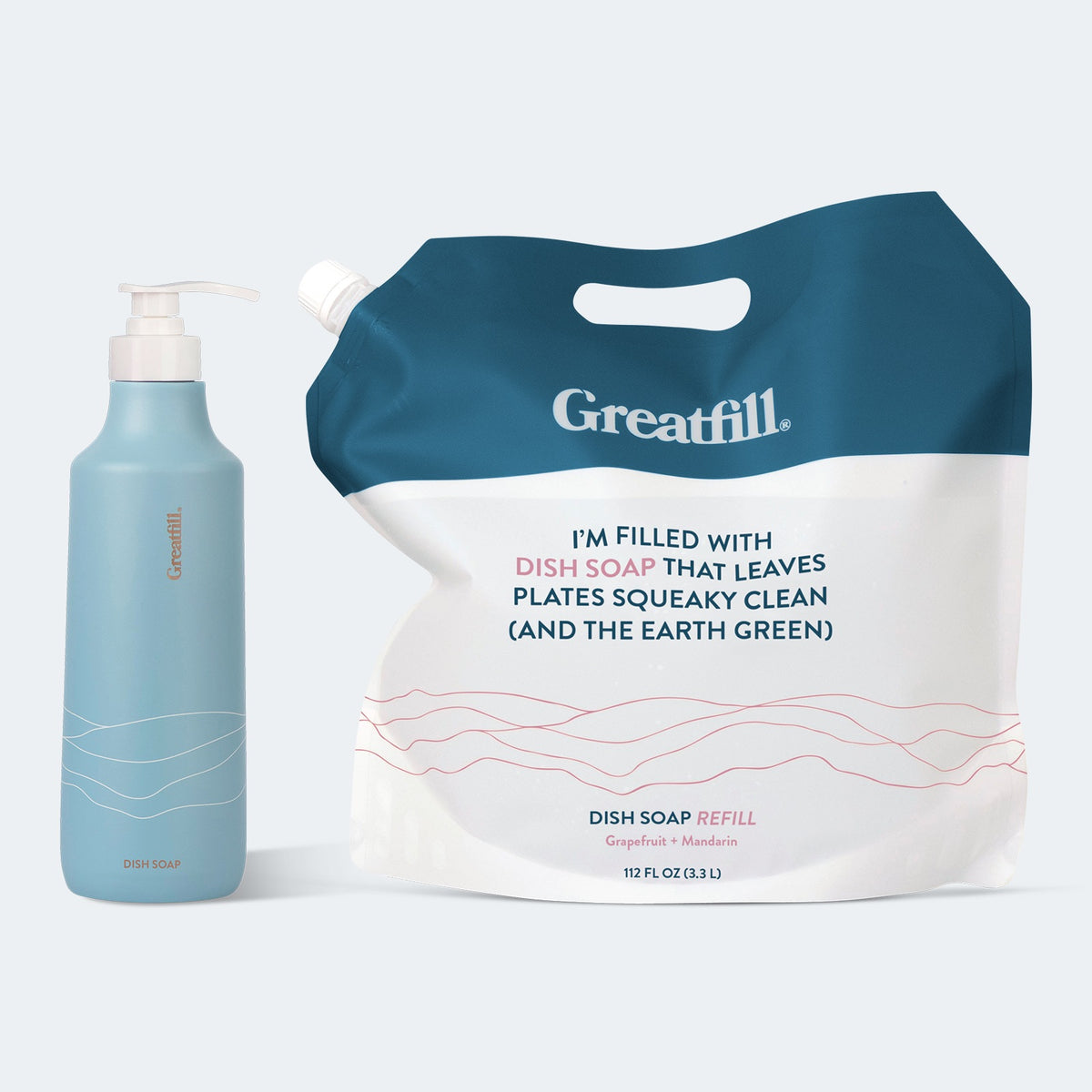 Grapefruit + Mandarin / Light Blue