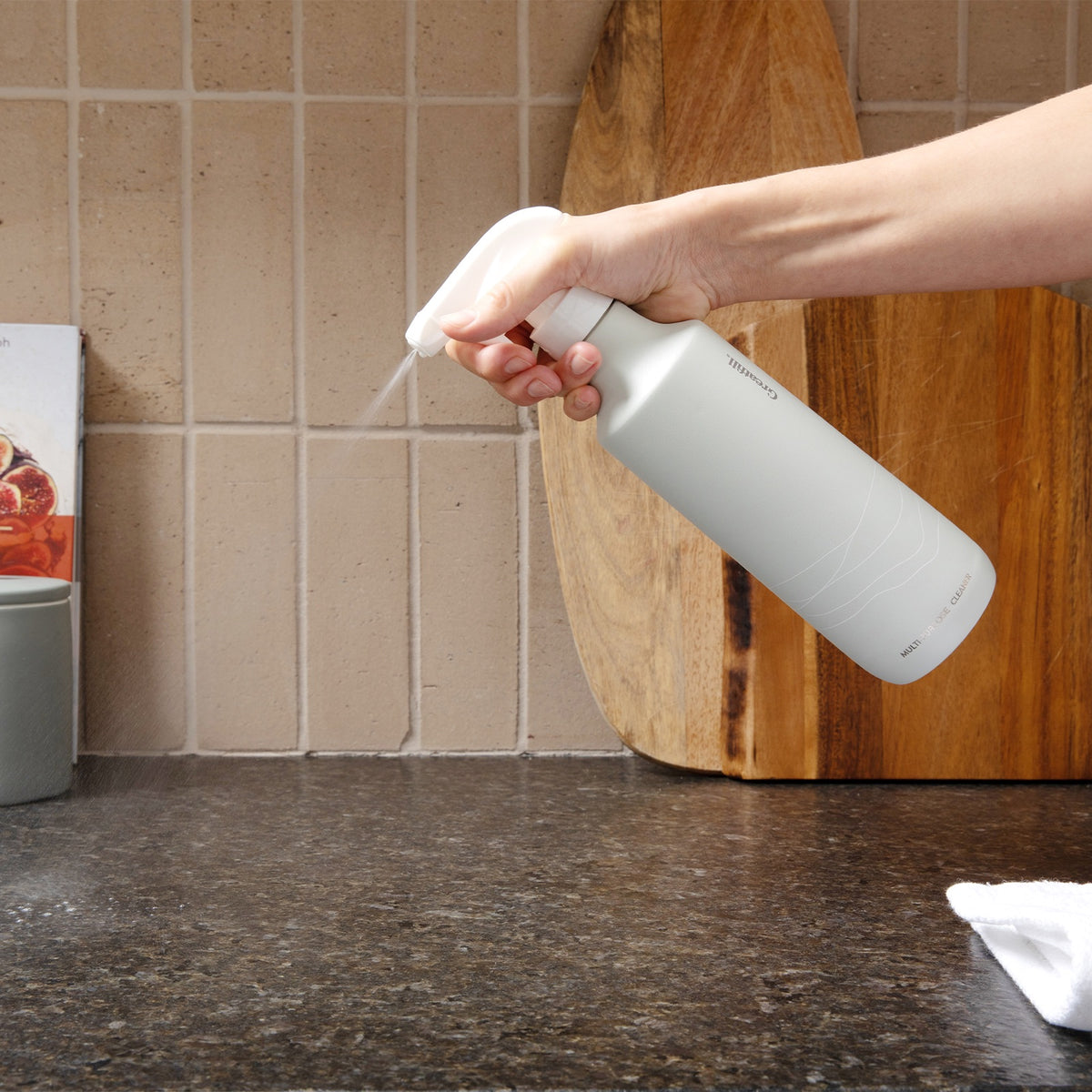 Grapefruit + Mandarin / Light Grey