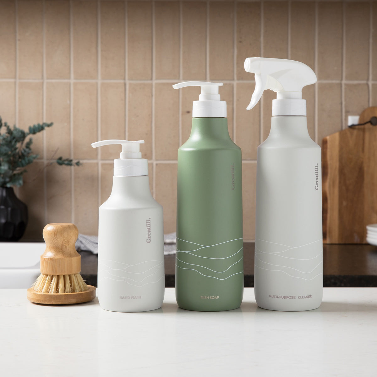 Grapefruit + Mandarin / Light Grey