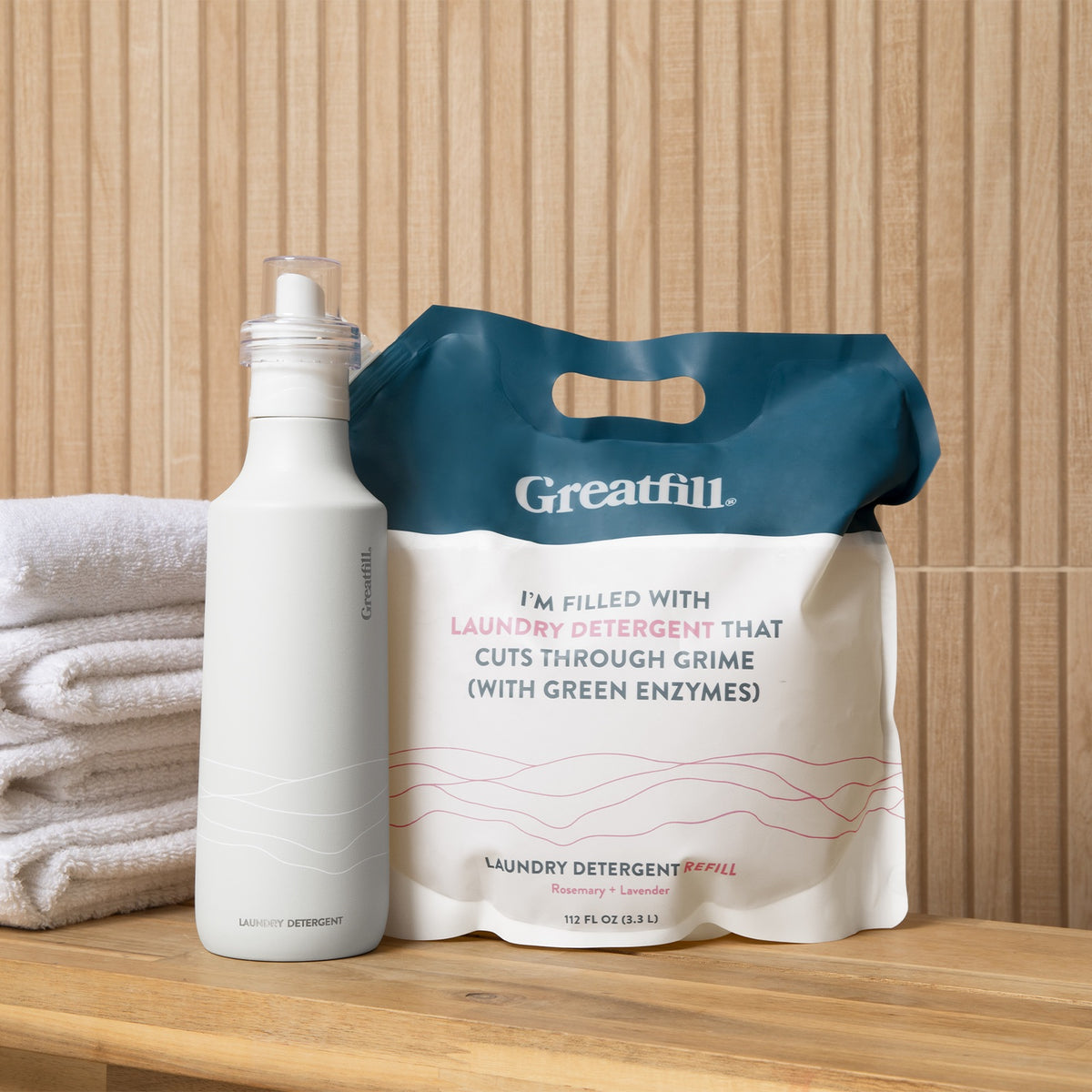 Rosemary + Lavender / Light Grey