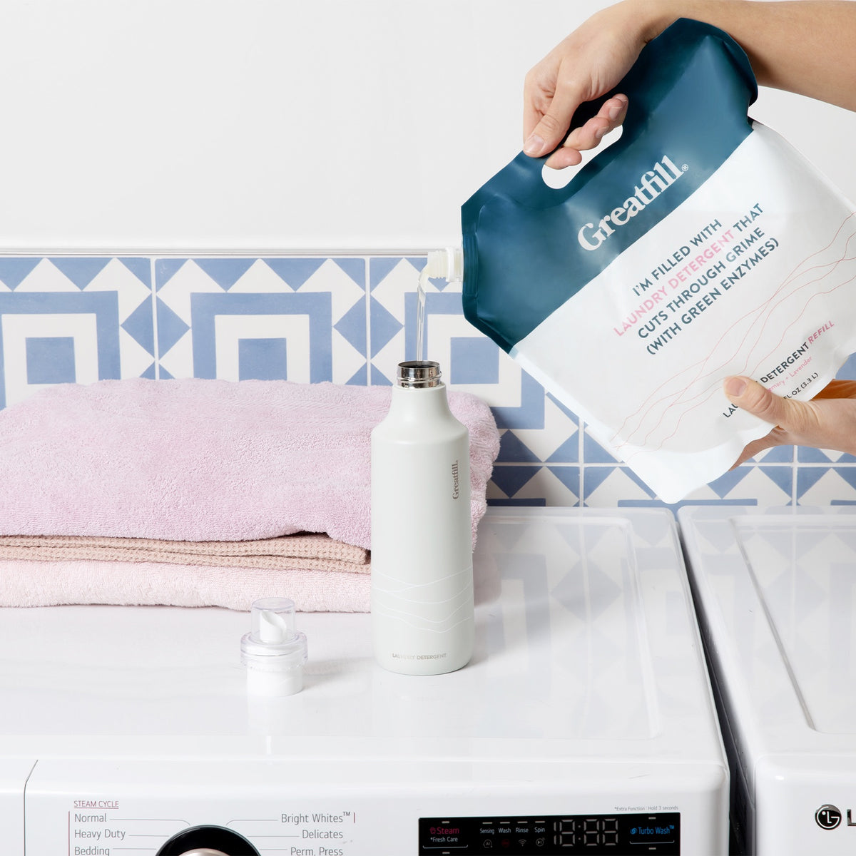 Rosemary + Lavender / Light Grey