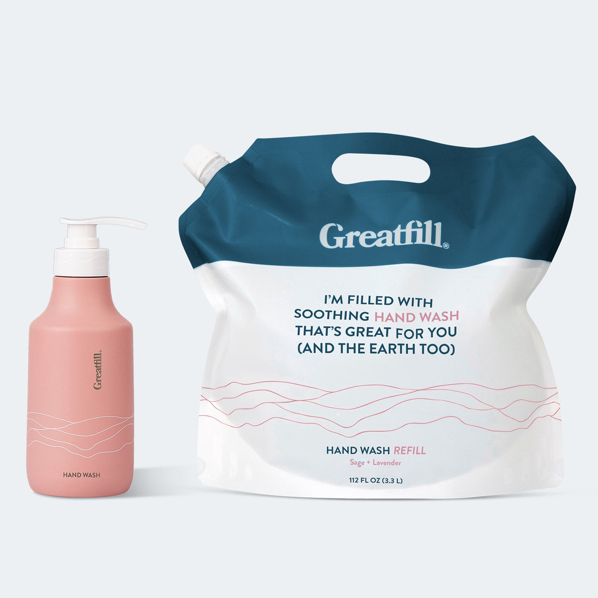 Sage + Lavender / Pink